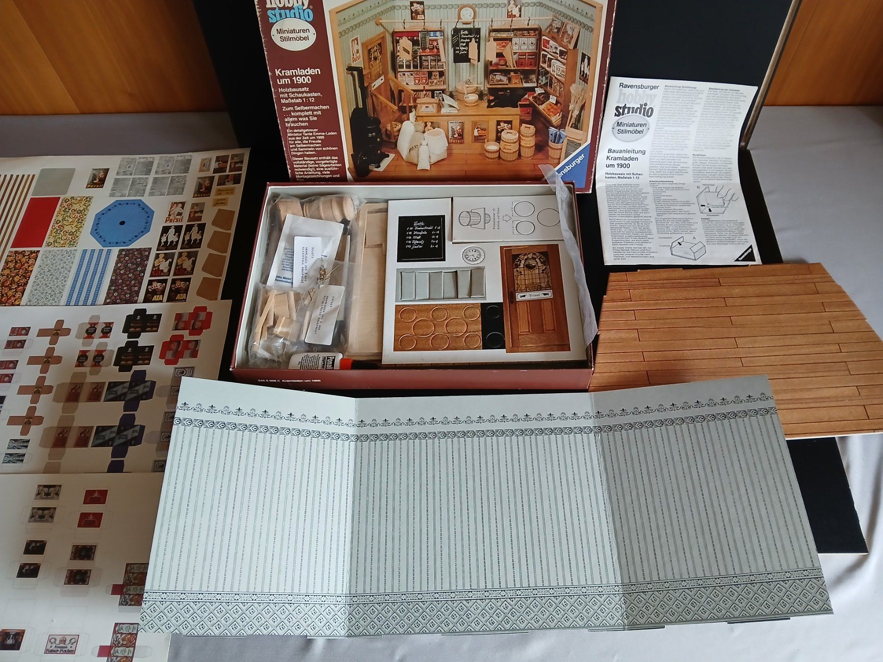 Ravensburger Kit di costruzioni: RAR** Ravensburger Hobby Studio 1900 KRAMLADEN v. 1981 – Usato da Zell ZH venduto da fossilchen 2