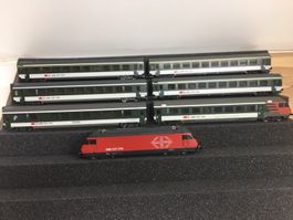 SBB EW IV Pendelzug Märklin AC RE 460 Digital + Steuerwagen