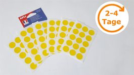 Markierungspunkte, gelb, 19mm, 90 Stück