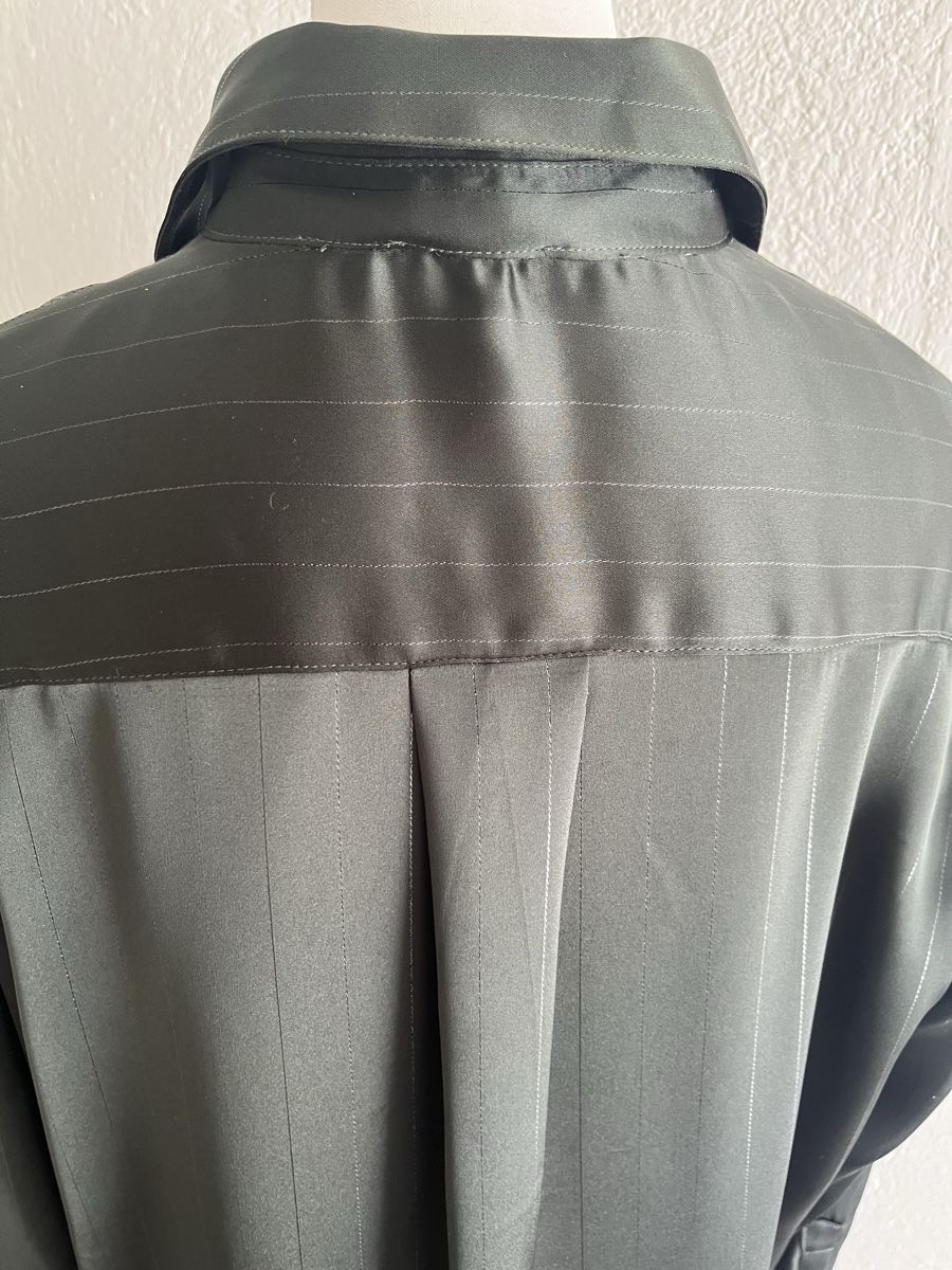 C&A Camicette: Schwarze Damenbluse mit silber Streifen Gr.44 – Nuovo e nell'imballaggio originale da Uster venduto da Corina0111114 4