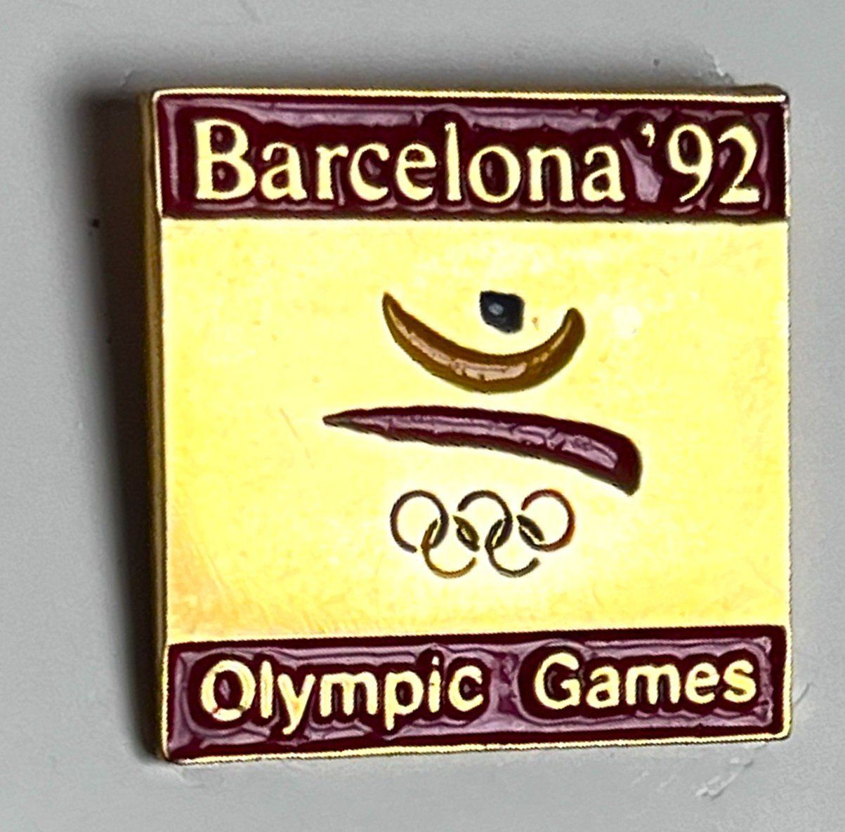 Placchette & Badge: Pin Olympiade Barcelona 1992 – Usato da Kriens venduto da TSCH1 1