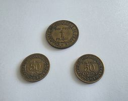 3 franz. Handelskammer-Token / Notgeld 1921 + 1922