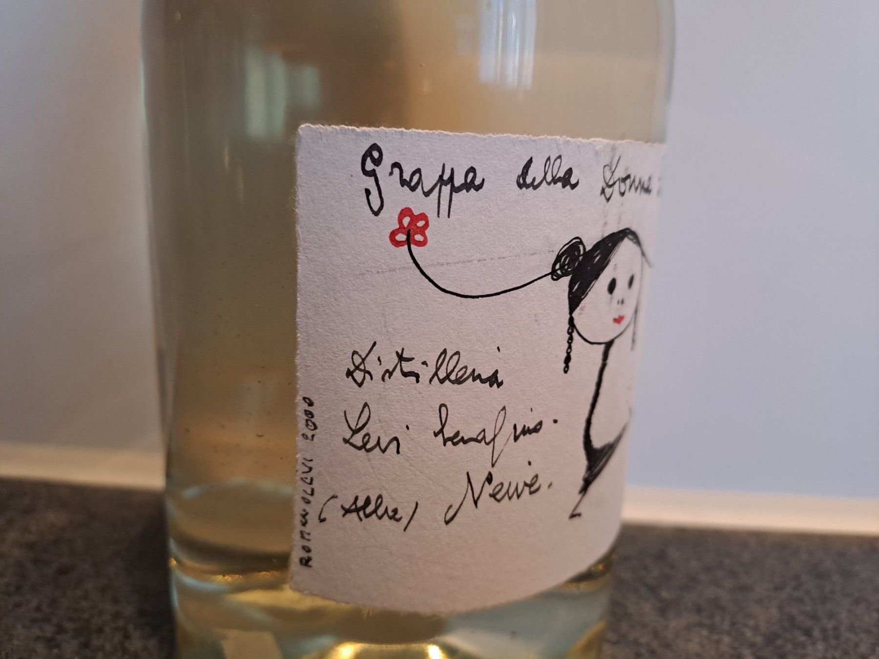 Romano Levi Bevande alcoliche: Orginal seltene Romano Levi Donna Selvatica 2000 Handbemalt – Nuovo e nell'imballaggio originale da Elsau venduto da Kellerraeumung 3
