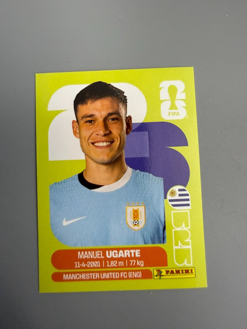 Panini Cartes à collectionner: Panini Manuel Ugarte URU14 – D'occasion à Liebefeld par Ronaldo-1996