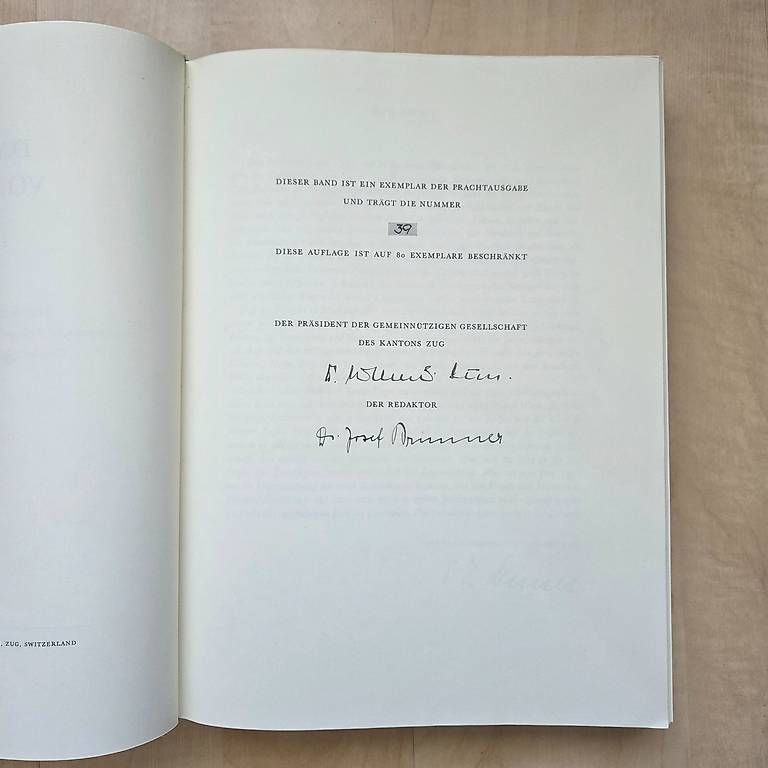 Libri: Das Buch vom Lande Zug - Prachtausgabe – Usato da Zug venduto da Sunshine_113 1