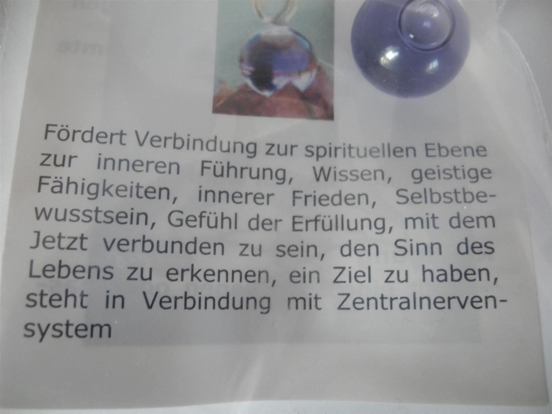 Minerali & Pietre curative: Chakra-Juwel-Violett 7. Chakra-Kronen – Nuovo e nell'imballaggio originale da Kottwil venduto da Crazyrolf 1