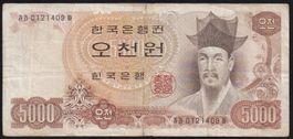 Südkorea 5000 Won 1977