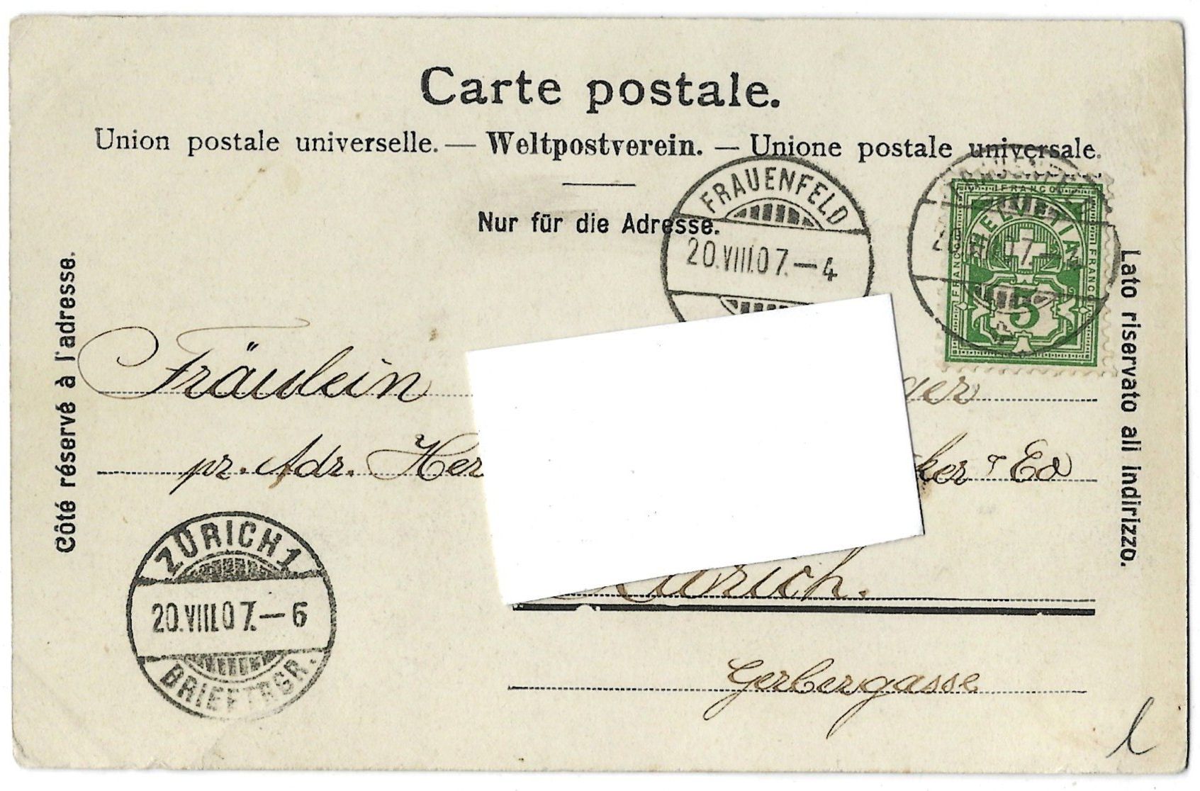 Cartoline postali: Schloss  Wellenberg – Usato da Bütschwil venduto da Jackson1A 1