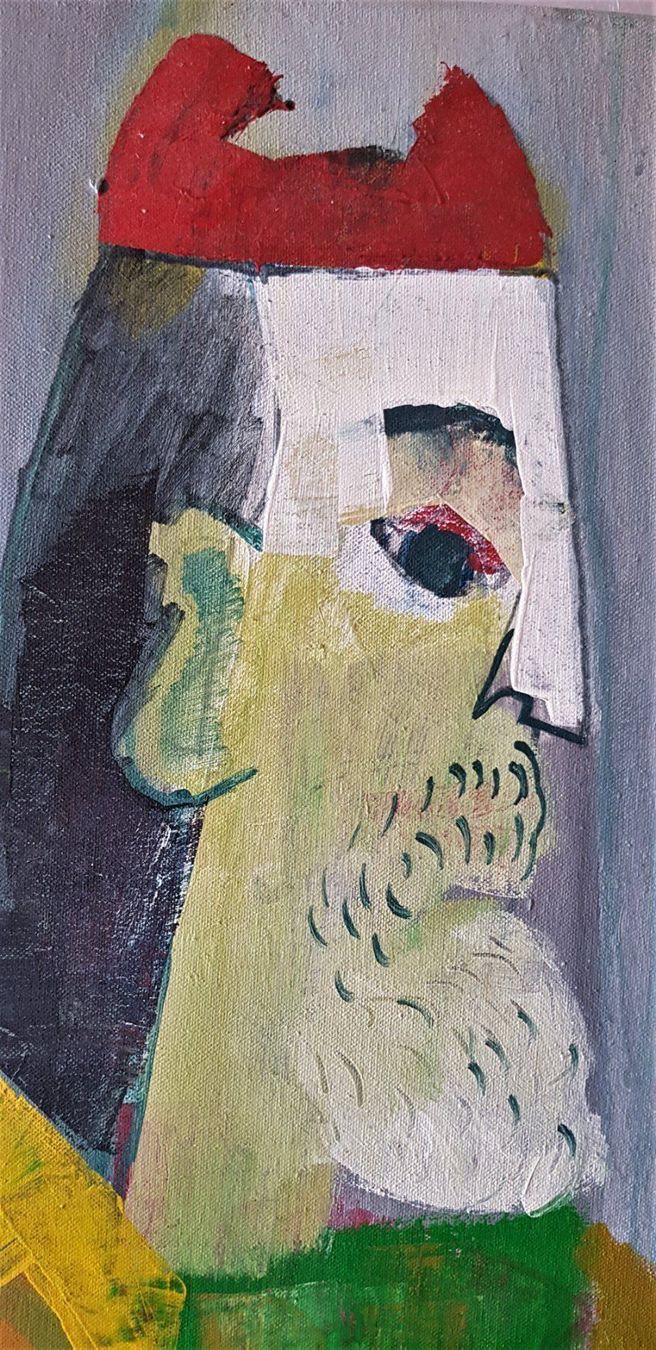 Gemälde: The King - Acrylgemälde T. Astawa gross – Neu (gemäss Beschreibung) aus Uetliburg SG von Adrianm 2