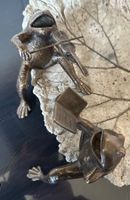 2 Frösche aus Bronze