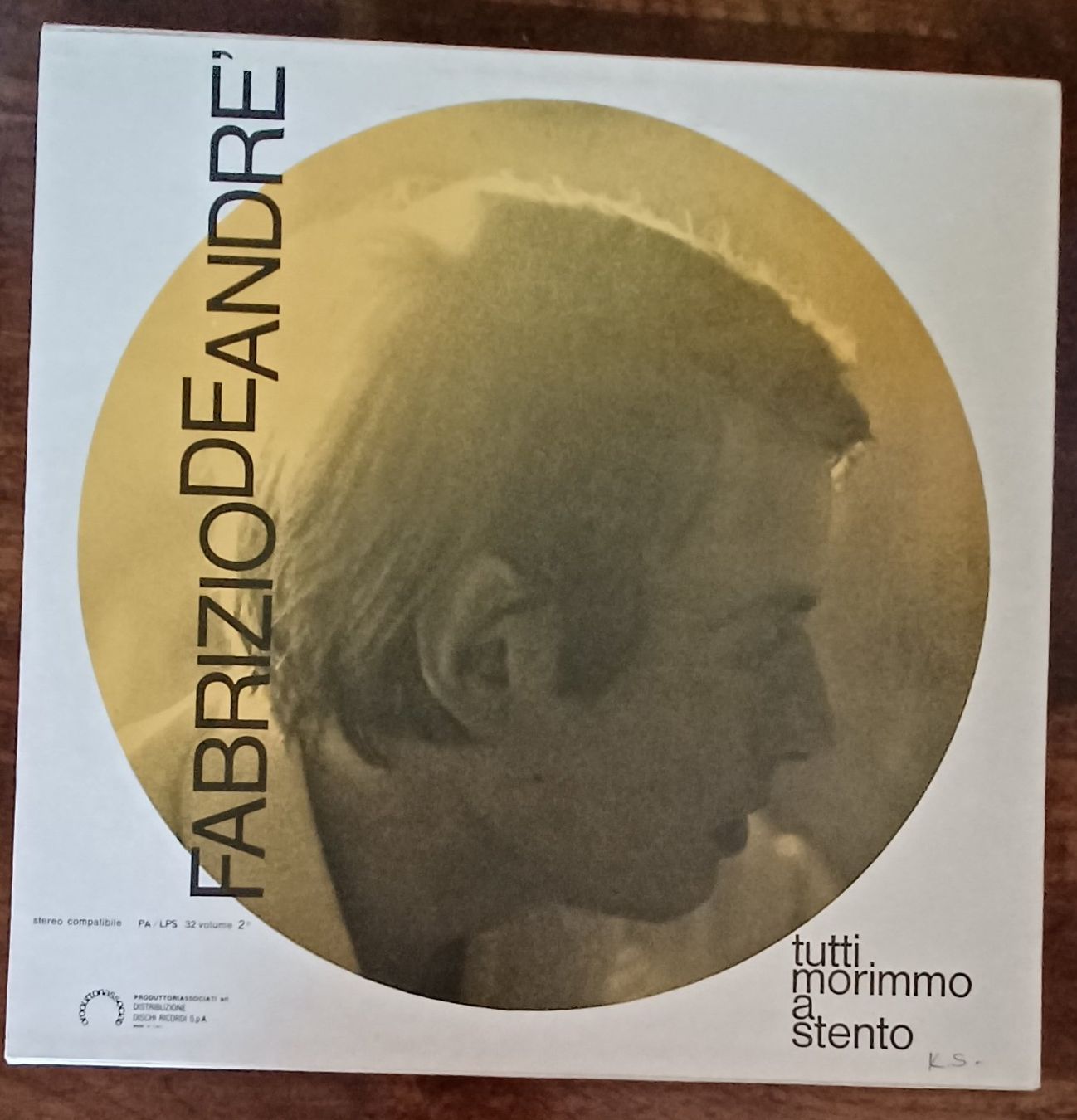 Dischi in vinile: FABRIZIO DE ANDRE' - tutti morimmo a stento 1971 RE  Chanson – Usato da Hägendorf venduto da Plattenhardt 1