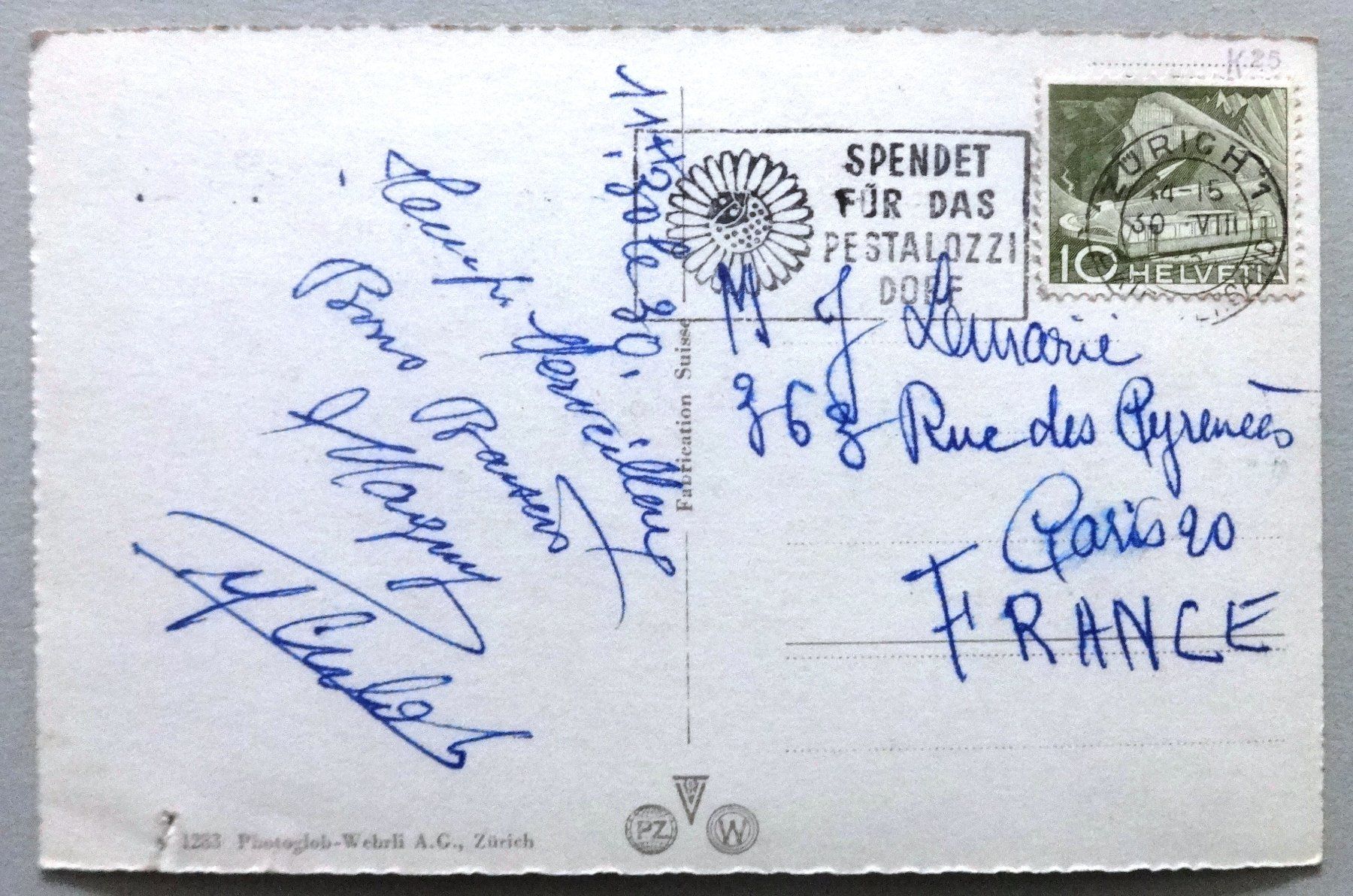 Cartoline postali: Lugano - Paradiso e Mte S. Salvatore – Usato da Fétigny venduto da Billy2miny 1