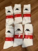 Kappa Socken, weiss, Gr. 43-46, 6 Stück à 3 Paar Neu #1