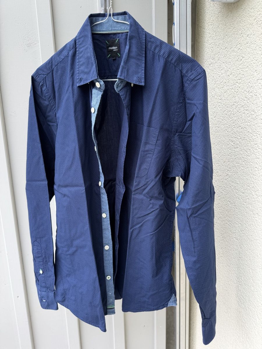 Hemden: Moddisson Herren Hemd, Grösse S, Dunkelblau – Gebraucht aus Schattdorf von lestage