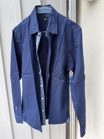 Moddisson Herren Hemd, Grösse S, Dunkelblau