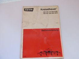 Deutz FAHR Kreiselheuer KH 4 S KH 4 SD Betriebsanleitung