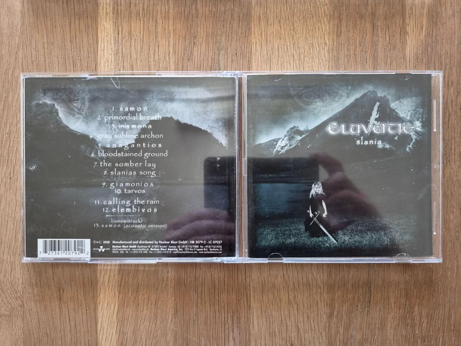 CD: CD Eluveitie - Slania, 2008 – Usato da Nebikon venduto da Harley-Davidson01