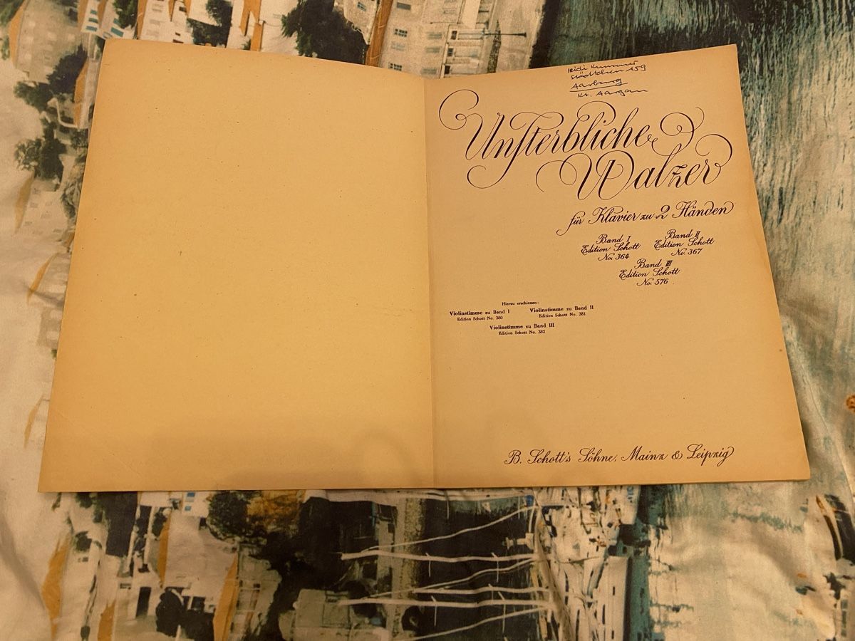 Strumenti musicali: Noten: Winterliche Walzer - Originalausgabe Schott 367 – Usato da Killwangen venduto da BeautysAndEmmas 1