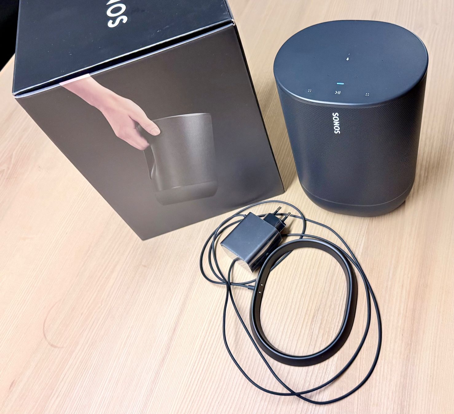 Sonos Casse acustiche: Sonos Move Bluetooth- und WLAN-Lautsprecher, schwarz – Usato da Heimiswil venduto da Baernu 1