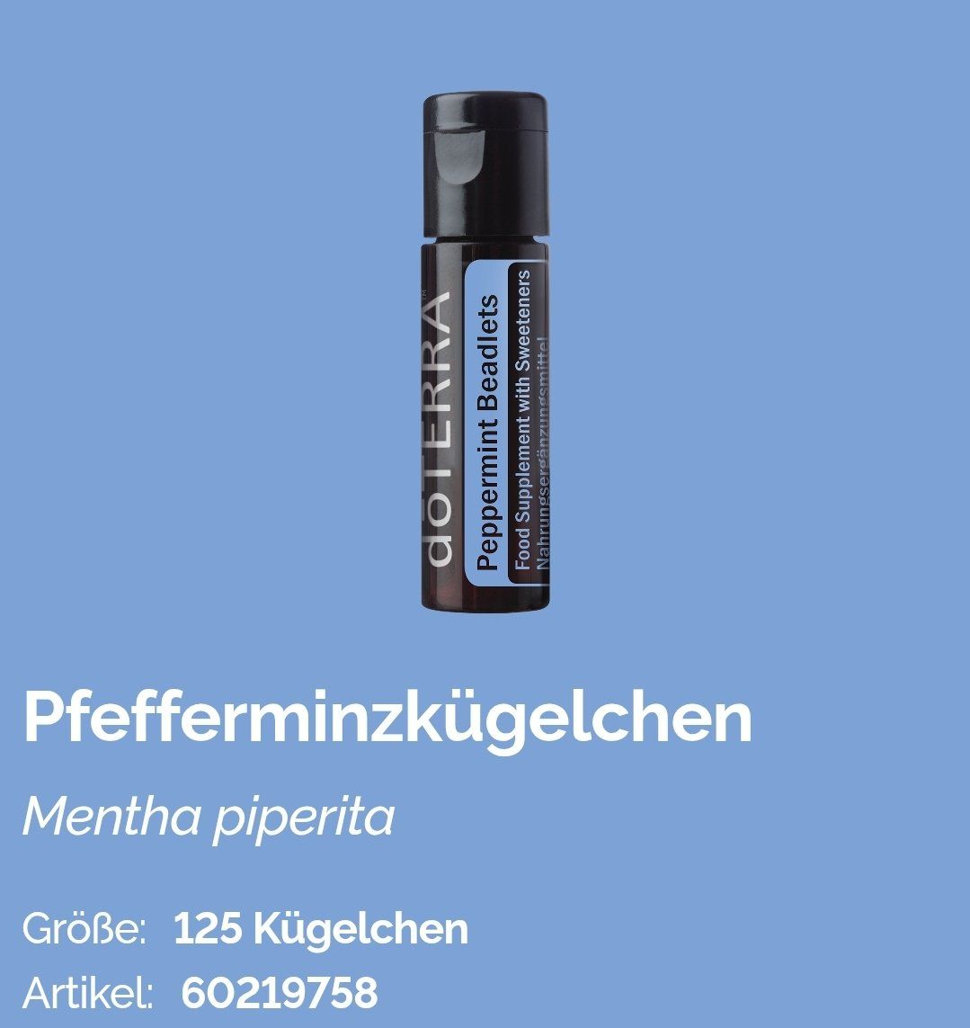 Huiles essentielles: Dõterra Peppermint Kügelchen – Neuf avec emballage d'origine à Lyss par Infinia