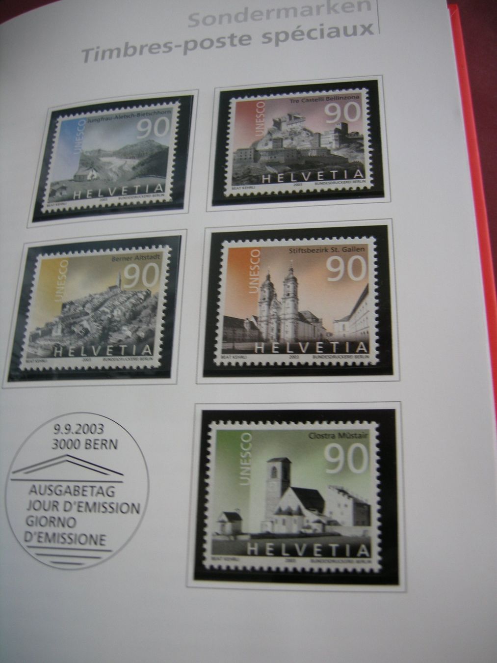 Tutti i francobolli: 2003, 2 JAHRESBÜCHER POSTPREIS 116.00, POSTFRISCH+GESTEMPELT – Usato da Rüti ZH venduto da jupi1945 1