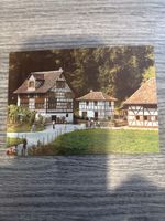 Postkarte Freilichtmuseum Ballenberg mit Briefmarken!
