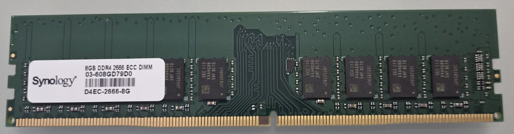 Memory / RAM: Synology 8GB DDR4 2666 ECC DIMM – Gebraucht aus Schlossrued von DPS44
