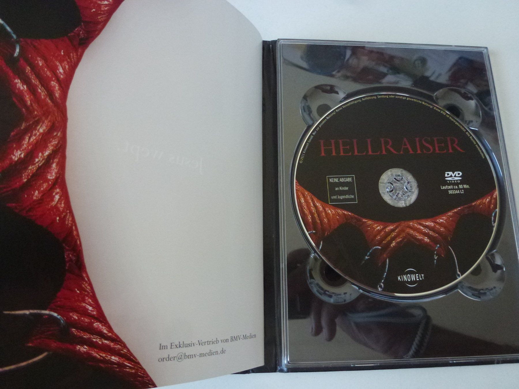 Tutti i DVDs: Hellraiser (1987) Black Edition, Lim Ed. Mediabook, Blu-Ray – Usato da Bern venduto da Frebo 2