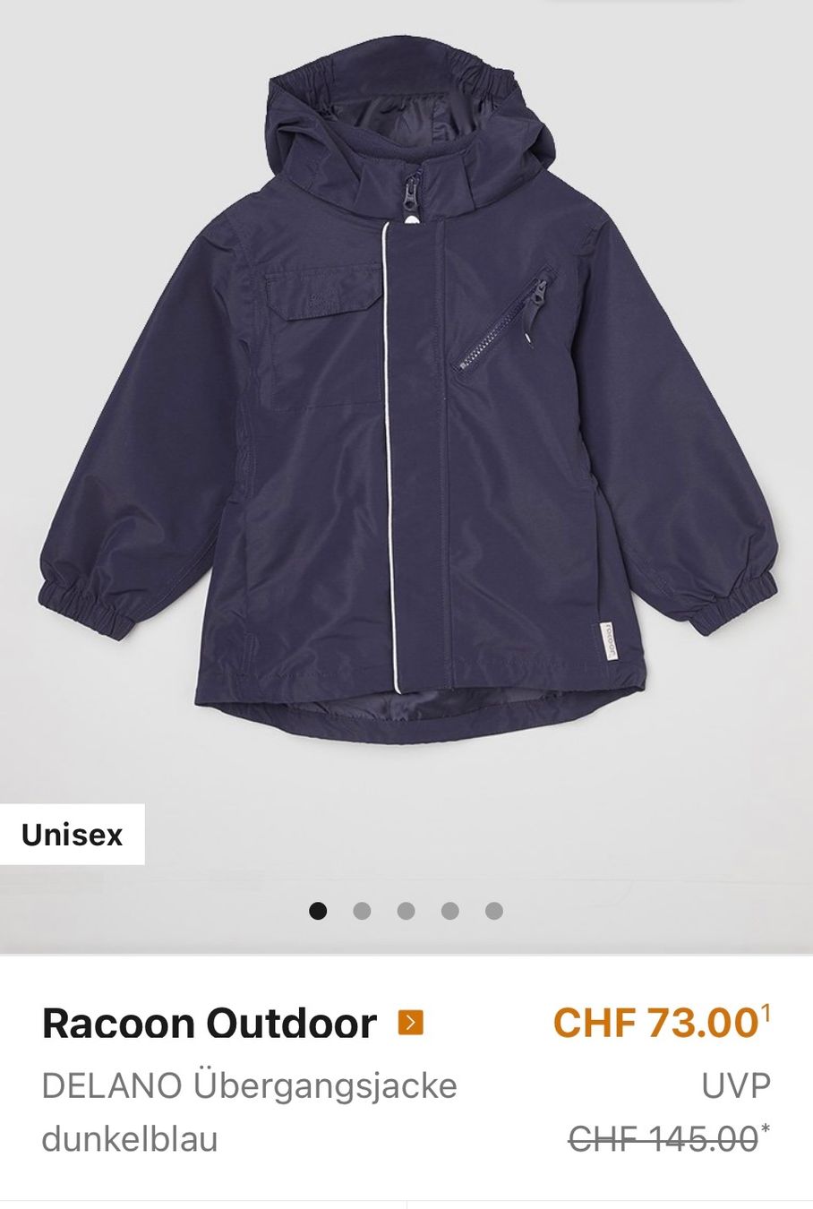 Racoon Jacken & Mäntel: Racoon Regenjacke 122 neu – Neu (gemäss Beschreibung) aus Spiez von Vemai 5