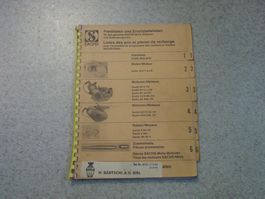 ORIGINAL Ersatzteilliste Töffli  Sachs 50 502 503