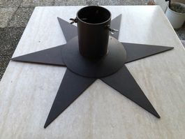 Metallstern Hand Made; für Weihnachtsbaum