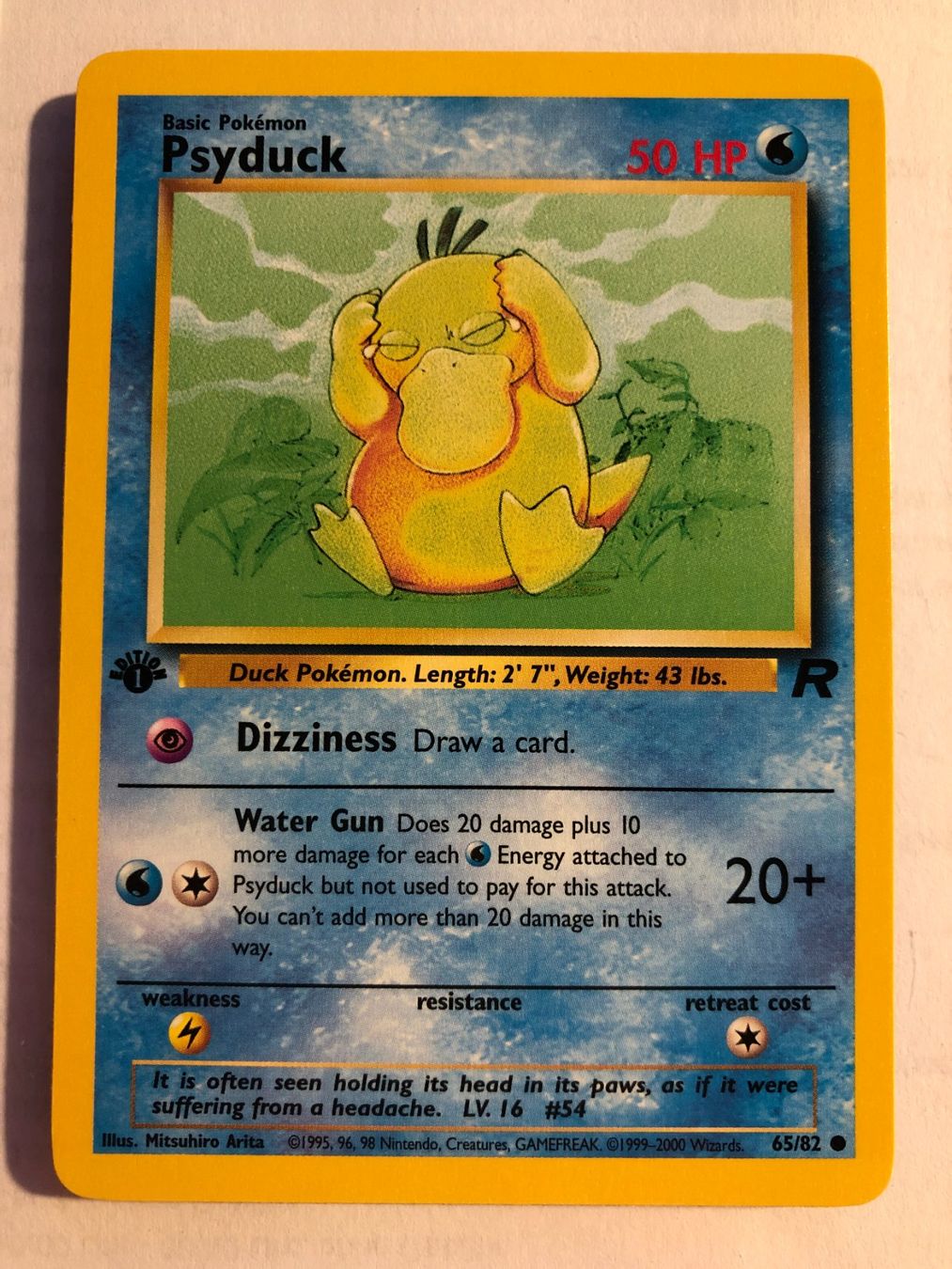 Carte collezionabili: Psyduck 1st Team Rocket - MINT - ab 1.- – Usato da Giubiasco venduto da dan_pr8b