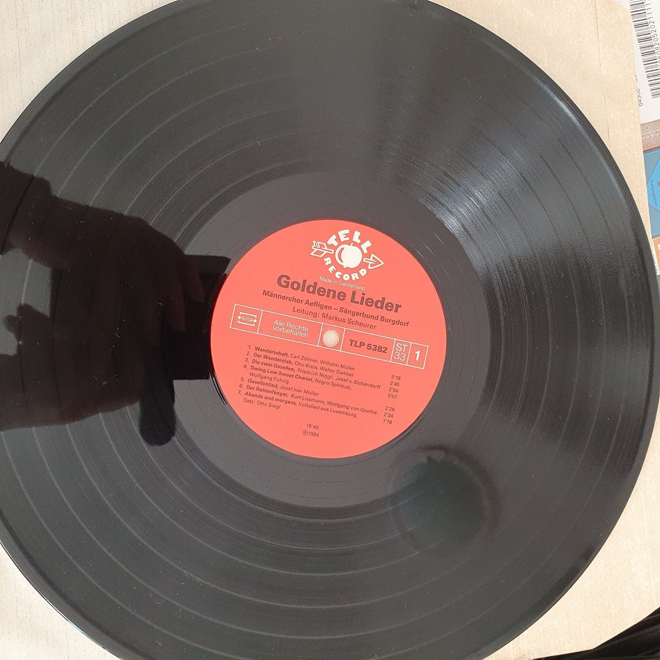 Schallplatten: Männerchor Aefligen LP zum Jubiläum – Gebraucht aus Chur von BettinaOlczyk 3
