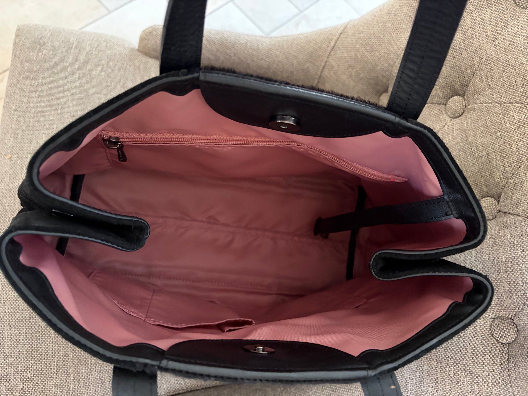 Borse da donna: Original Longchamp Vintage Tasche Wildleder – Usato da Büttikon AG venduto da gluschtig 1