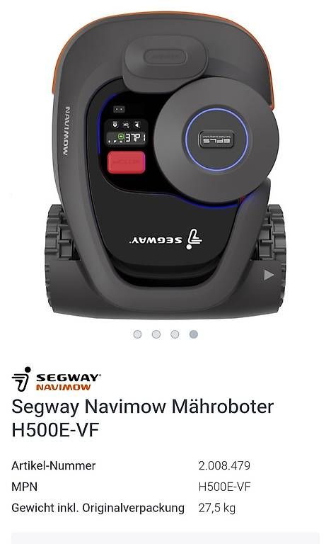 Tagliaerba: Segway Navimow Mähroboter NEU – Nuovo e nell'imballaggio originale da Münchenbuchsee venduto da duc940 1