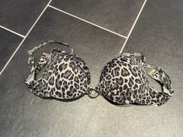 Manor Avant Premiere Bikini, Grösse 75D, Leoprint, Top!