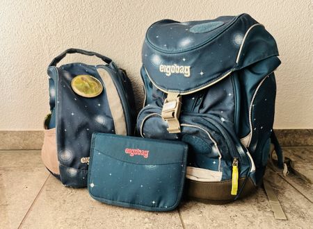Ergobag School Backpack Set with Space Design