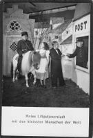 #Knies Liliputanerstadt,Stempel Circus Knie Liliputschau1954