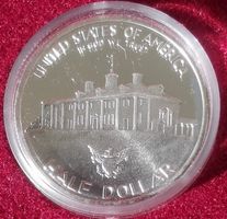 Half Dollar USA 250. Anniversary George Washington Silber