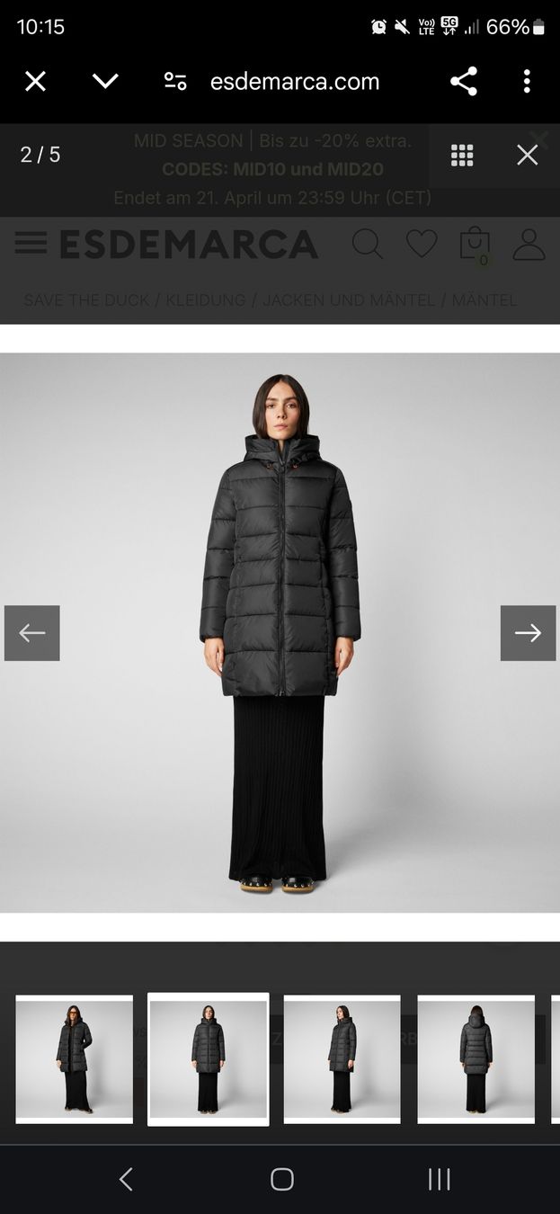 Giacche: Warme Winterjacke, Save the duck, NP 300 – Usato da Zürich venduto da nara13 4