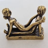 Tibetischen Erotik Sexy figur aus Messing