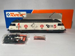 ROCO E-Lok SBB RE460 073-0 RSI TSI "Radio Svizzera", DC