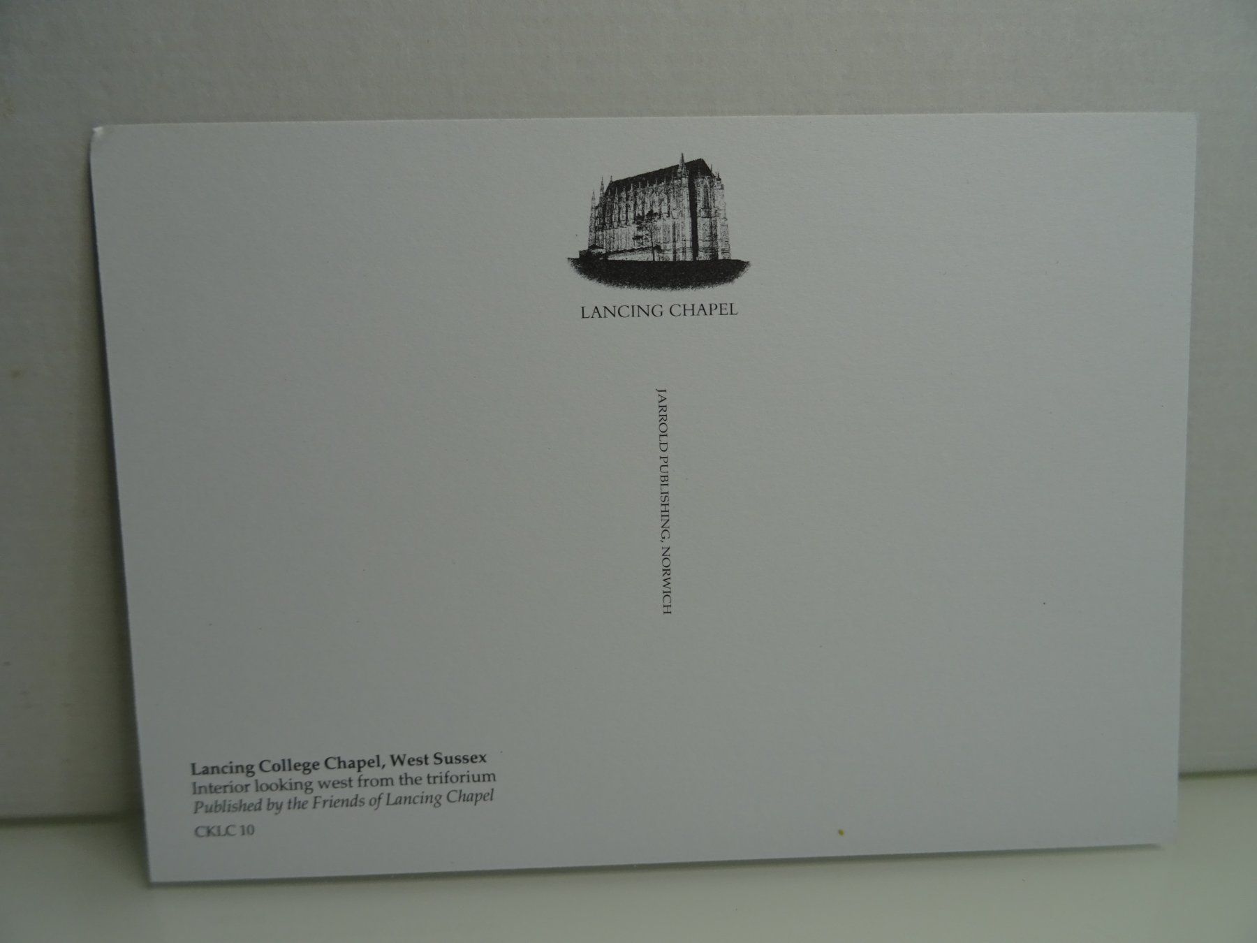 Ansichtskarten: Postkarte Lancing College Chapel, England – Gebraucht aus Teufen AR von Brandan2171 1