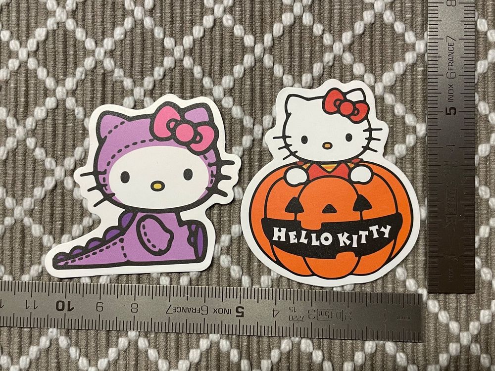 2 Hello Kitty Abziehbilder / Aufkleber / Sticker | Kaufen auf Ricardo