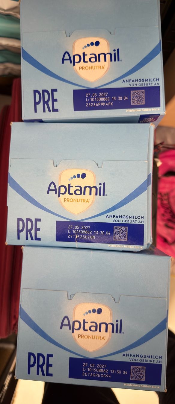Aptamil Cibi & Specialità: Aptamil PRONUTRA PRE 1200 g (x 3) – Nuovo e nell'imballaggio originale da Zürich venduto da yas_g5hf 1