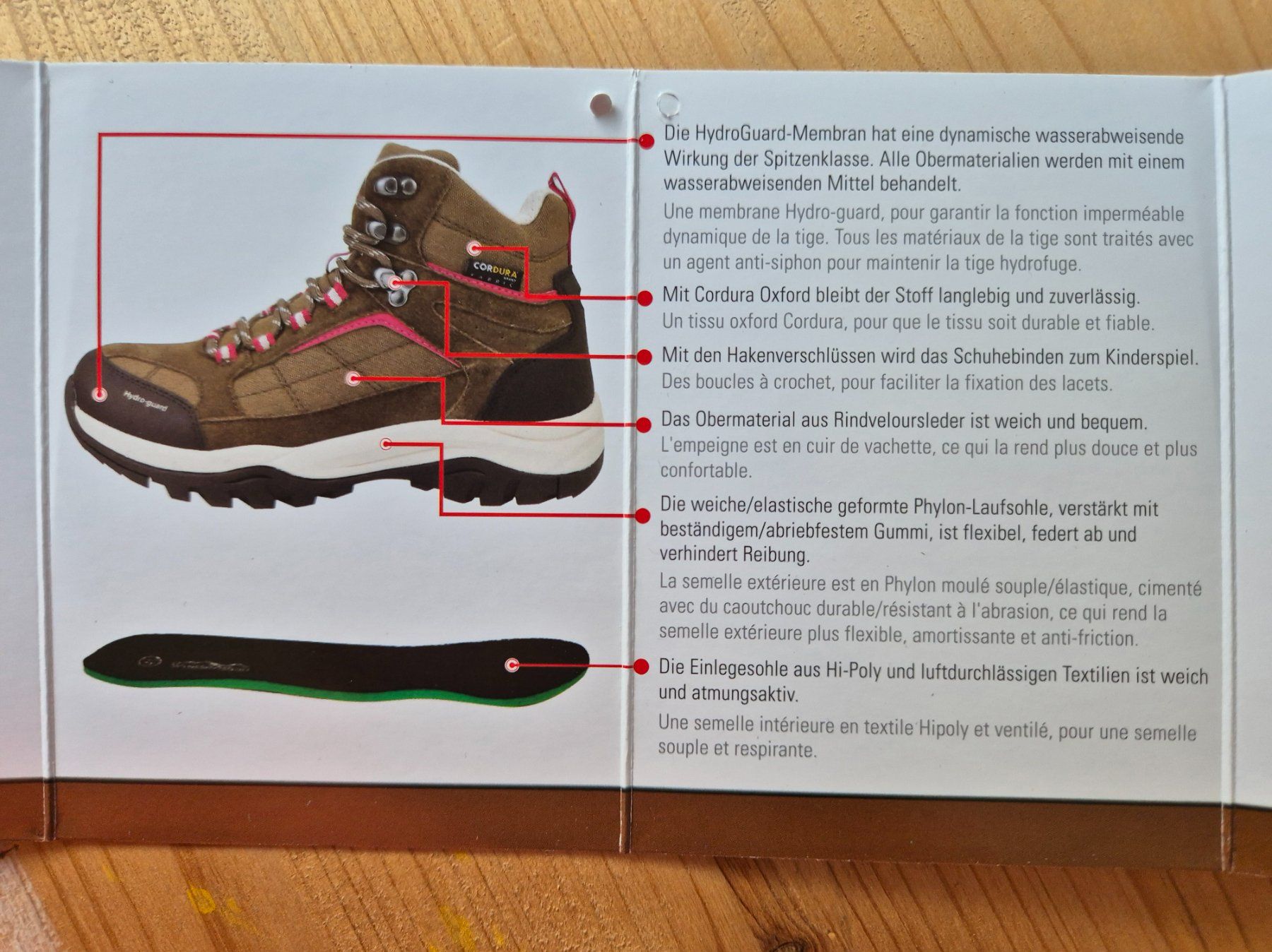 Scarpe da donna: Wanderschuh/Outdoorschuh, Gr. 40 – Nuovo (secondo la descrizione) da Muttenz venduto da Subito11