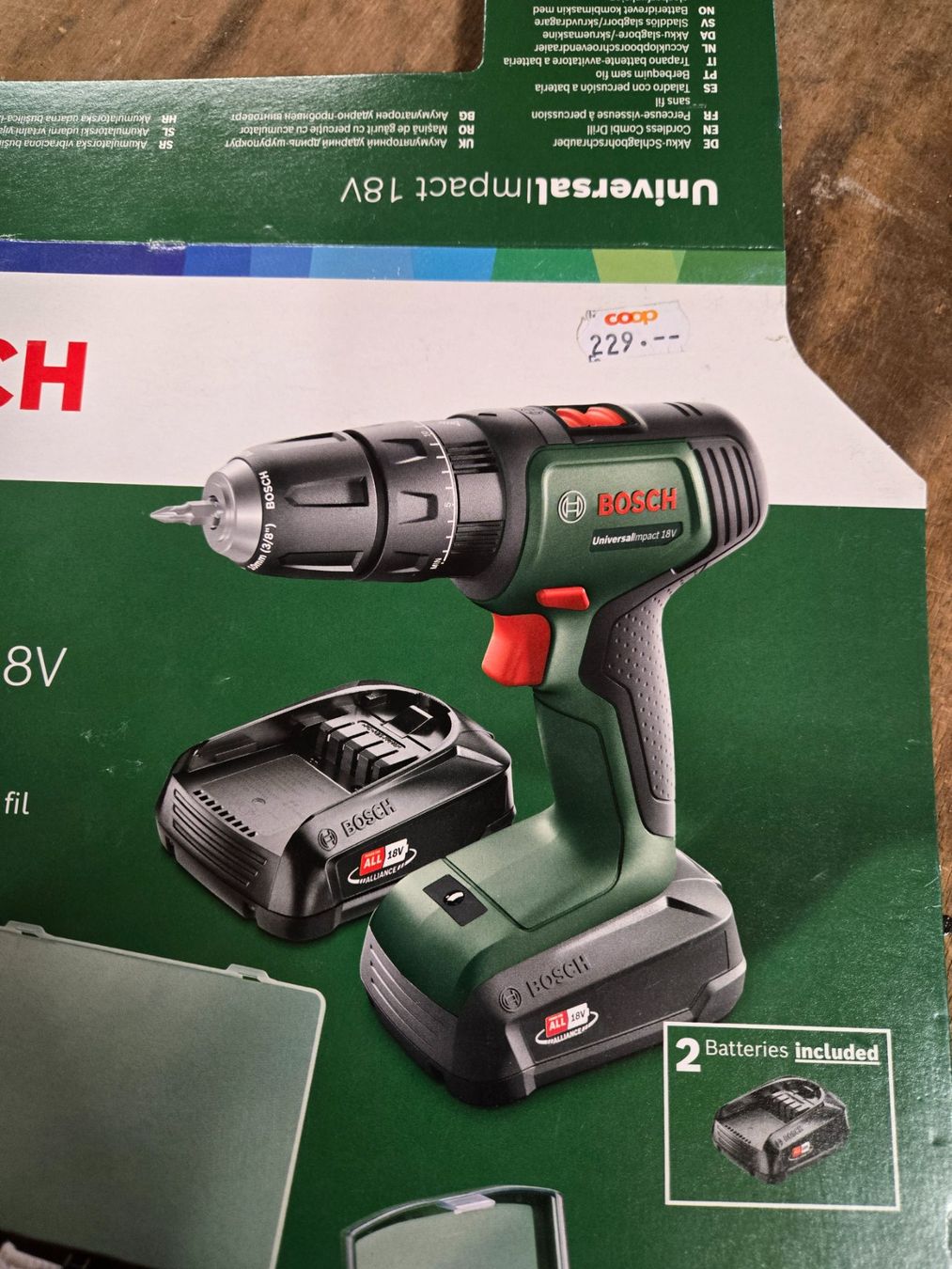 Bosch Trapani: Bosch Akkuschlagschrauber 18V – Nuovo e nell'imballaggio originale da Busswil b.Melchnau venduto da horscht01 1
