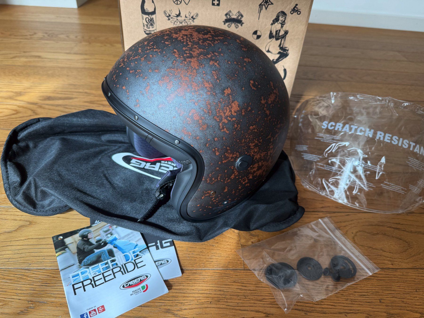 Caschi & visiere: Jethelm Caberg Jet Freeride Rusty – Nuovo e nell'imballaggio originale da Küsnacht ZH venduto da paulrl