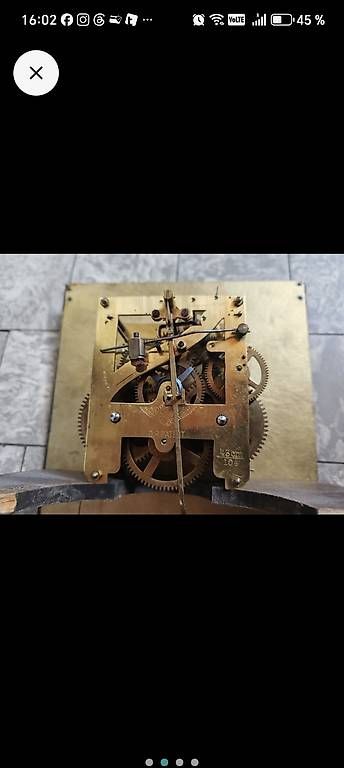 Stand- & Wanduhren: Wanduhr D. R. PATENT  – Gebraucht aus Wila von neu_s8qs 3