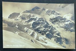Piz Bernina, Stempel Pontresina/ Fotokarte ca. 1920